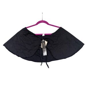 Vintage SoDanca Black Ballet Wrap Skirt Women's Small NWT Dancewear Tie Front